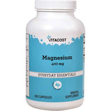 Vitacost Magnesio 400 mg - 200 Cápsulas - Puro Estado Físico