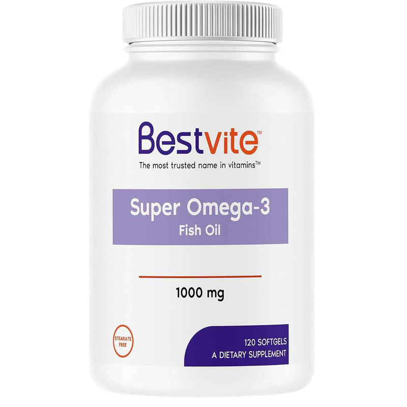 Besvite Omega 3 Fish Oil - 120 Cápsulas Blandas - Puro Estado Fisico