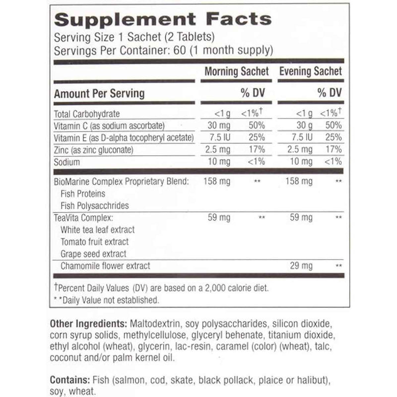 Imedeen  Prime Renewal - Cuidado de la Piel - 120 Tabletas - Tabla Nutricional - Puro Estado Físico