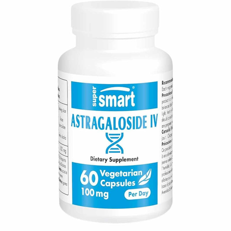 SuperSmart Astragalósido IV 100 mg - 60 Cápsulas Vegetarianas - Puro Estado Físico