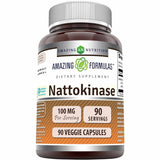 Amazing Nutrition Nattokinase  100 mg - 90  Cápsulas Vegetales - Puro Estado Físico