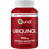 Qunol Mega Ubiquinol CoQ10  100 mg - 60 Cápsulas Blandas - Puro Estado Físico
