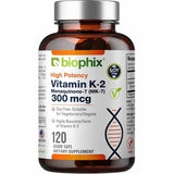 Biophix Vitamin K2 MK-7 300 mcg - 120 Vegan Capsules