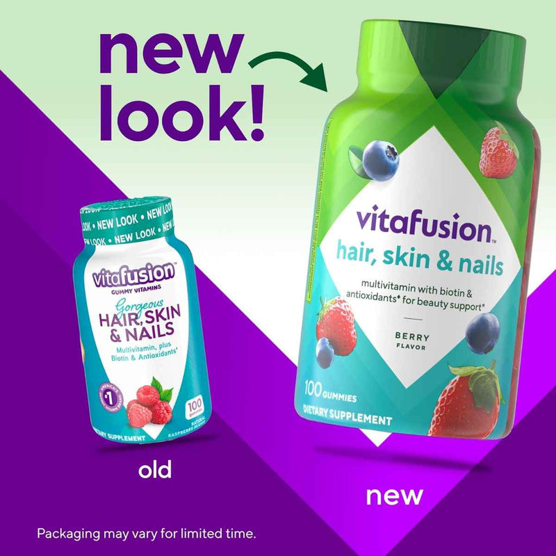 VitaFusion Gorgeous Hair Skin & Nails - Gummies - Puro Estado Fisico
