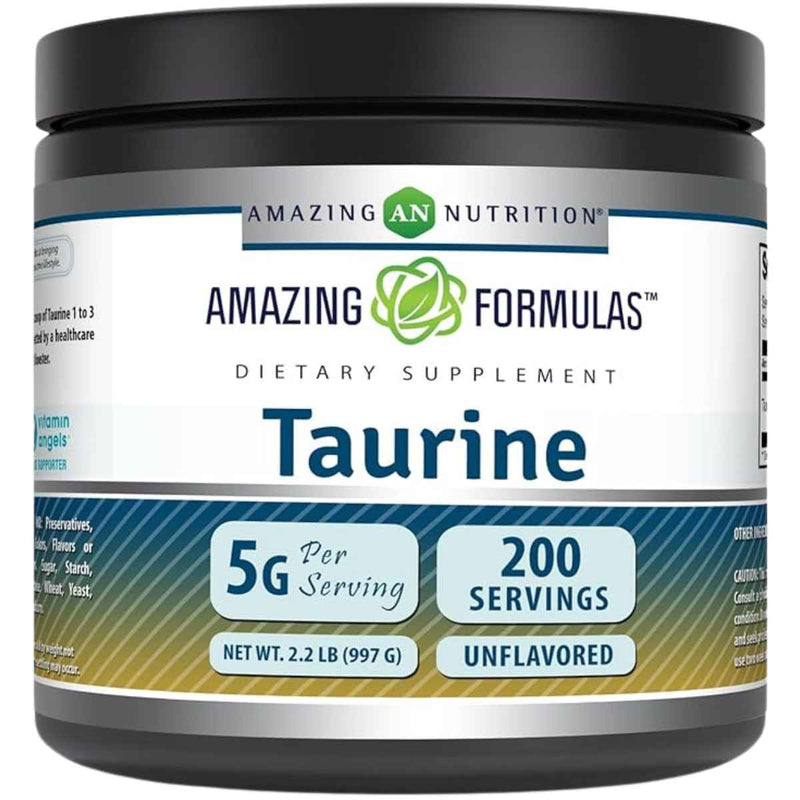 Amazing Nutrition Taurina  - Sabor Sin Sabor - 997 g - Puro Estado Físico