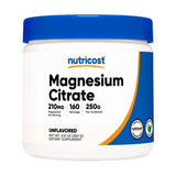 Nutricost Citrato de Magnesio 210 mg - 250 g - Puro Estado Físico