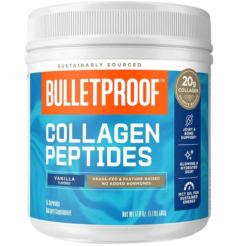 Bulletproof Péptidos de Colágeno - Sabor Vainilla - 600 g - Puro Estado Físico