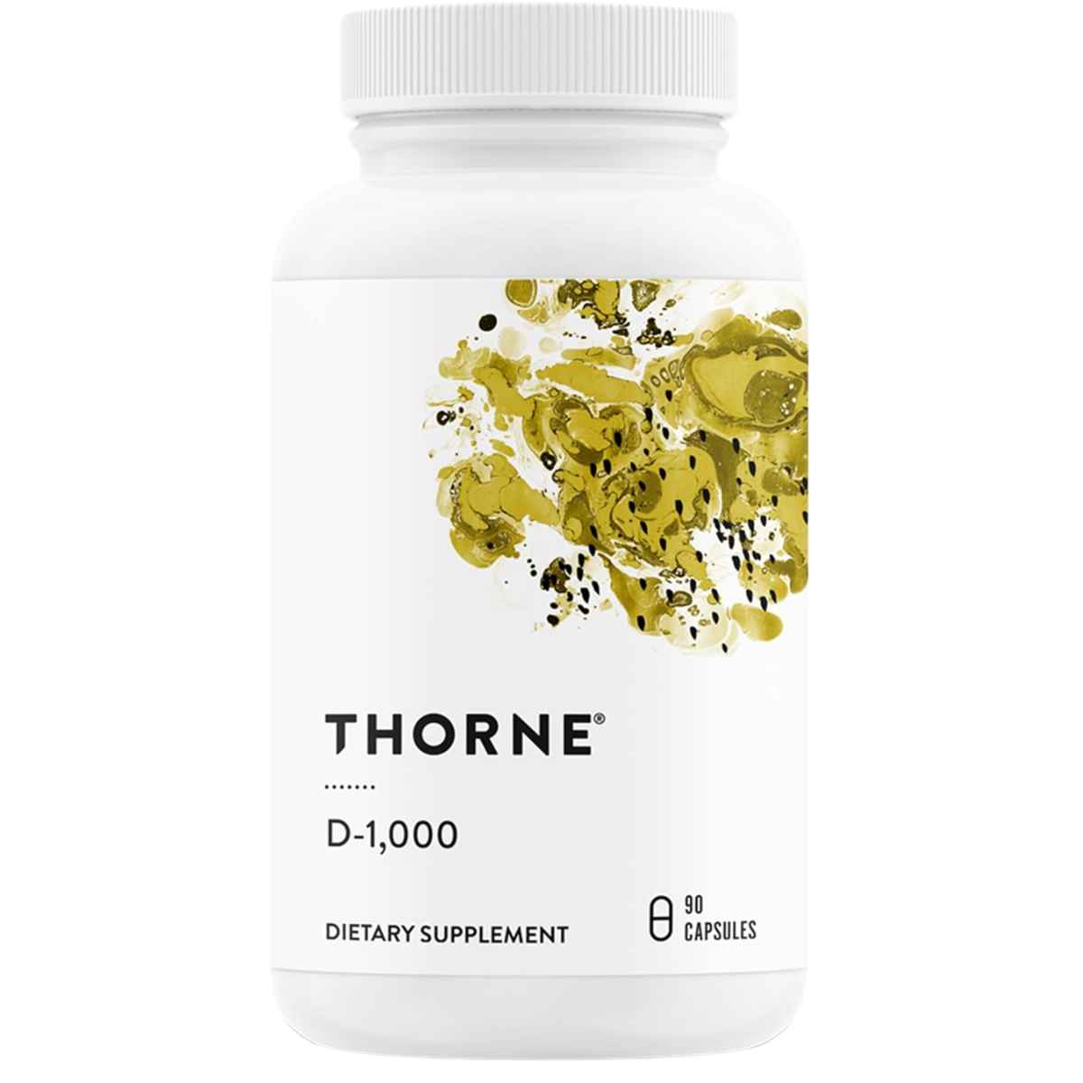 Thorne  Vitamina D3 para Huesos Fuertes y Sanos -  Cápsulas - Puro Estado Físico
