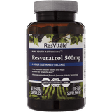 ResVitále Resveratrol 500 mg - 60 Cápsulas Vegetales - Puro Estado Fisico