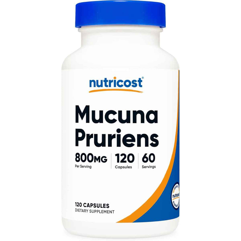 Nutricost Mucuna Pruriens 800 mg - 120 Cápsulas - Puro Estado Fisico