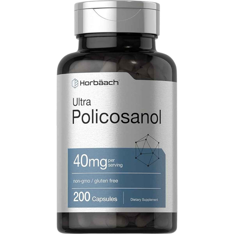 Horbäach Policosanol 40 mg - 200 Cápsulas - Puro Estado Físico