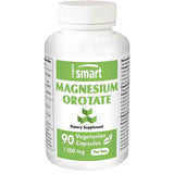 SuperSmart Orotato de Magnesio 1500 mg - 90 Cápsulas Vegetarianas - Puro Estado Físico