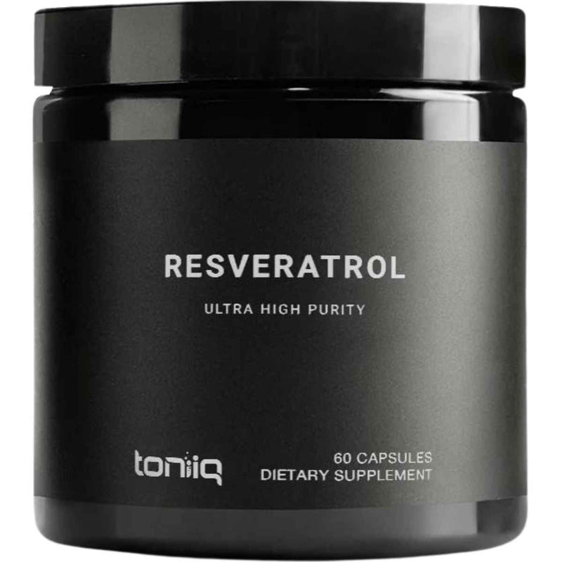 Toniiq Resveratrol  - 60 Cápsulas Vegetarianas - Puro Estado Físico