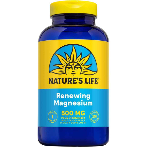 Natures Life Magnesio 500 mg - 275 Cápsulas Vegetarianas - Puro Estado Físico