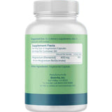  Bestvite Glicinato de Magnesio 400 mg - 240 Cápsulas Vegetarianas - Tabla Nutricional - Puro Estado Físico