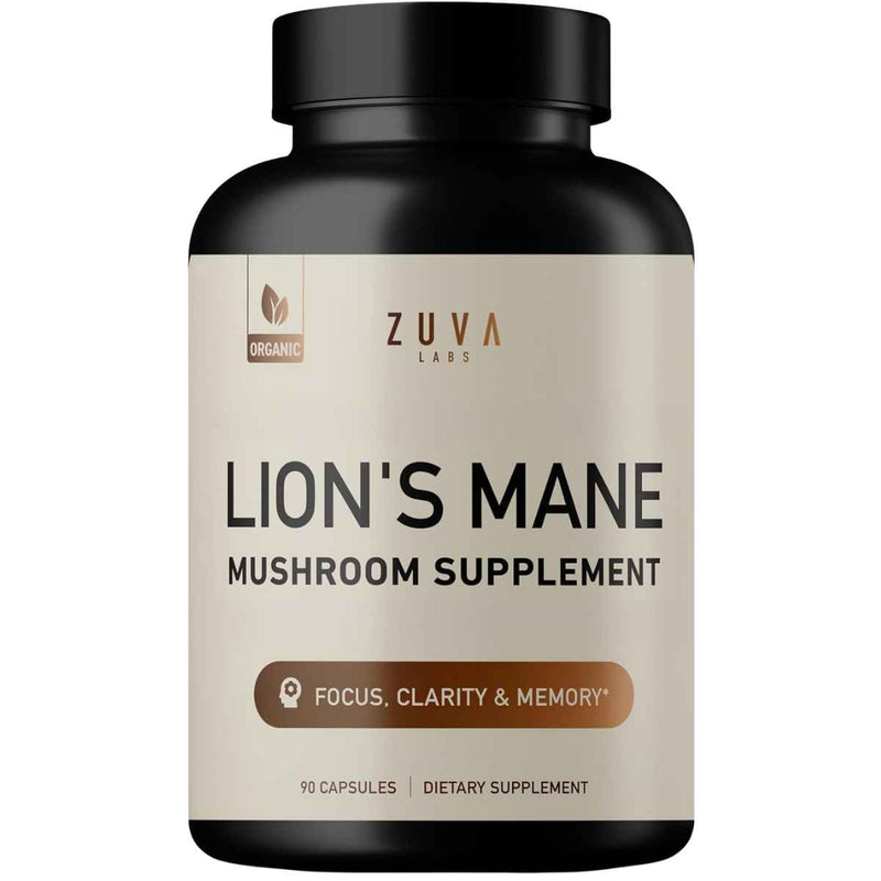Zuva Labs Lions Mane Mushroom - 90 Cápsulas