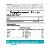 Horbäach Colágeno Marino en Polvo  10000 mg - 2.2 lb - Tabla Nutricional - Puro Estado Físico