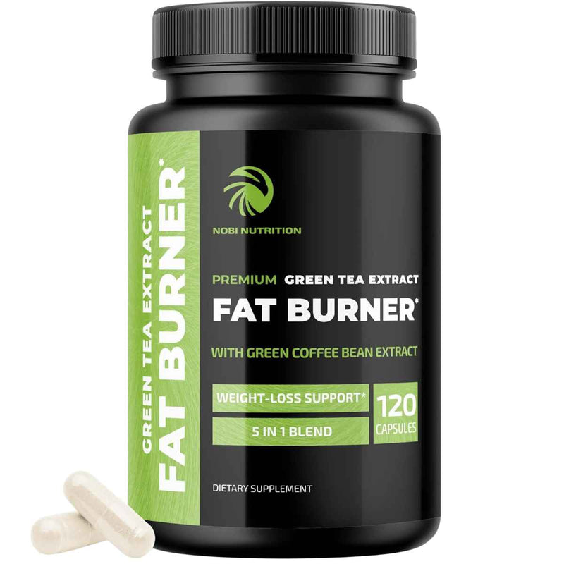 Nobi Nutrition Quemador De Grasa Con Té Verde  - 120 Cápsulas - Puro Estado Físico