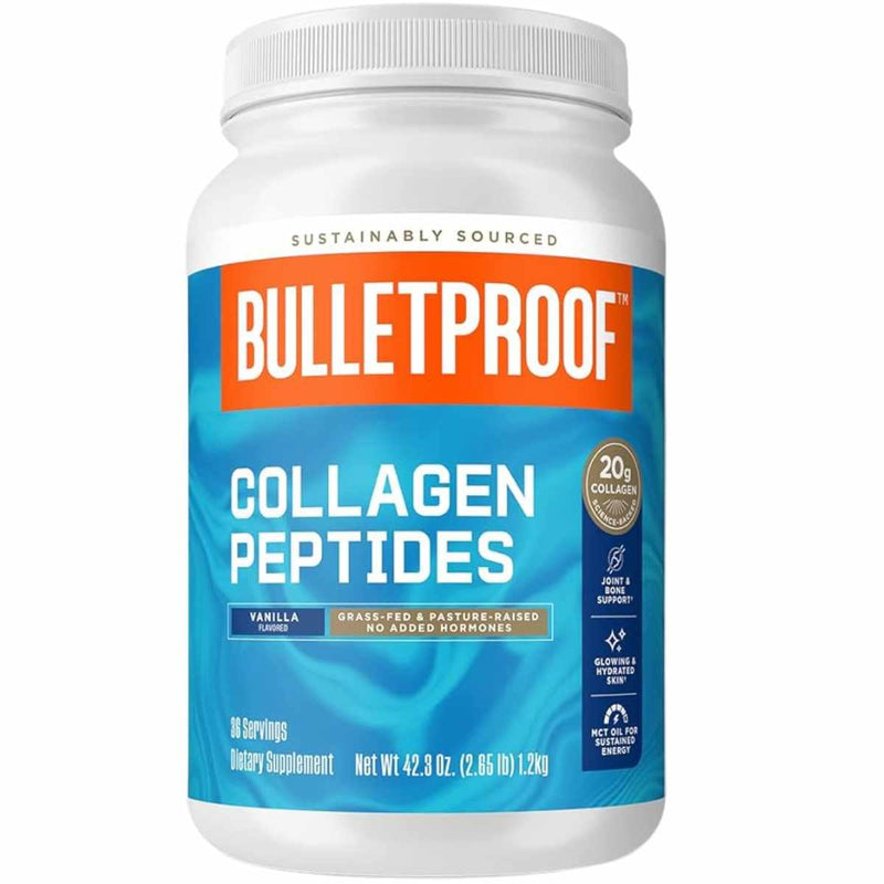 Bulletproof Péptidos de Colágeno - Sabor Vainilla - 1,2 kg - Puro Estado Físico