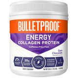 Bulletproof Proteína Colágeno Energizante - Sabor Chocolate Negro - 546 g - Puro Estado Físico
