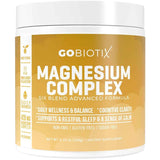 GoBiotix Complejo de Magnesio en polvo 420 mg - Sabor Miel Cítrica - 258 g - Puro Estado Físico