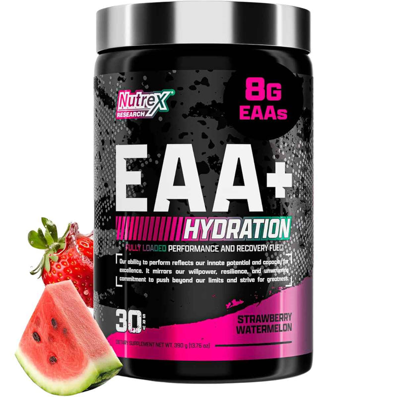 Nutrex Research Hidratación y Recuperación EAA - Sabor Fresa y sandía - 13,76 g - Puro Estado Físico