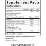 Fairhaven Health MotilityBoost Fertilidad Masculina - 60  Cápsulas - Puro Estado Físico