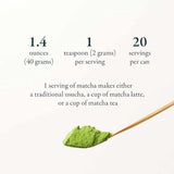 Naoki Matcha Té Verde en Polvo - 50 g - Tabla Nutricional - Puro Estado Físico