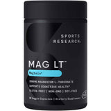 Sports Research Magnesio L-Treonato Con Magtein 2000 mg - 90 Cápsulas Vegetales - Puro Estado Físico