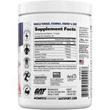 Gat Sport Creatina HCl + - Sabor Limonada Rosa - 180 g - Tabla Nutricional - Puro Estado Físico