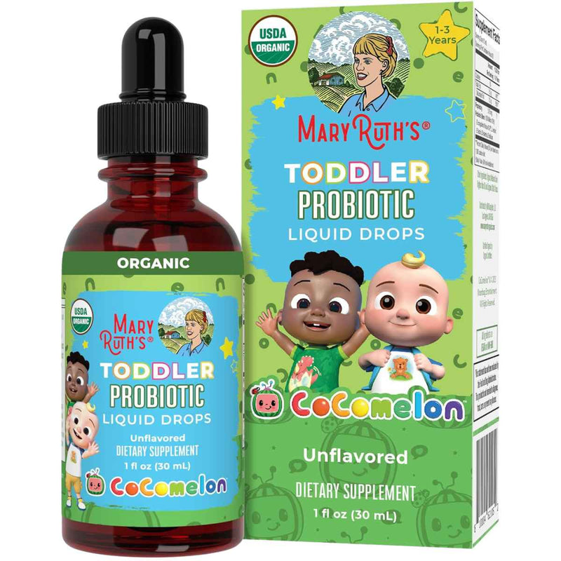 MaryRuth Organics CoComelon Probiótico Orgánico para Niños  - 30 ml - Puro Estado Físico