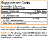 Bronson Vitamina K2 MK-7 Más Vitamina D3 - Cápsulas