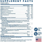 PPO LAB Fórmula Avanzada de Nootrópicos - 60 Cápsulas Veganas - Tabla Nutricional - Puro Estado Físico