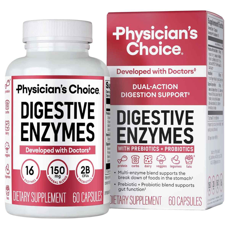 Physican Choice Enzimas Digestivas - Cápsulas