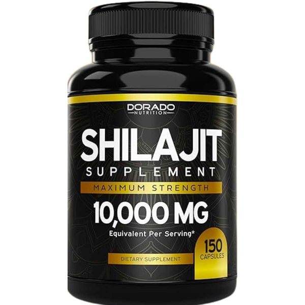 Dorado Nutrition Shilajit 10000 mg - 150 Cápsulas - Puro Estado Físico