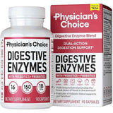 Physicians Choice Enzimas digestivas - 90 Cápsulas - Puro Estado Físico