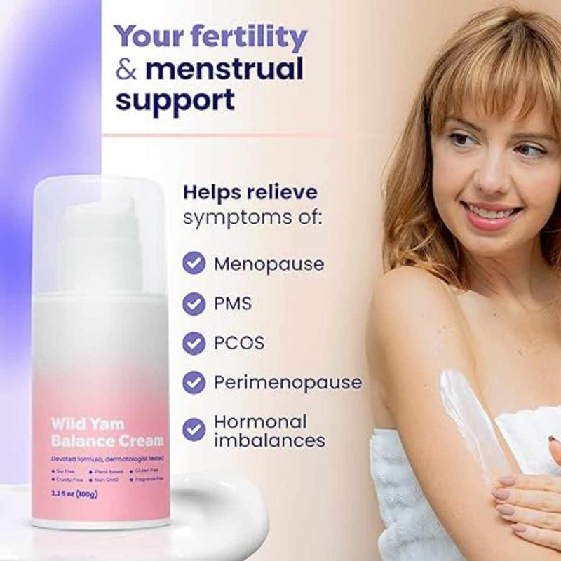  Fearless Fertility Crema Progesterona Para Mujeres - 100 g - Puro Estado Físico
