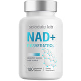 Solodate NAD con Resveratrol 1000 mg - 120 Cápsulas Vegetarianas - Puro Estado Físico