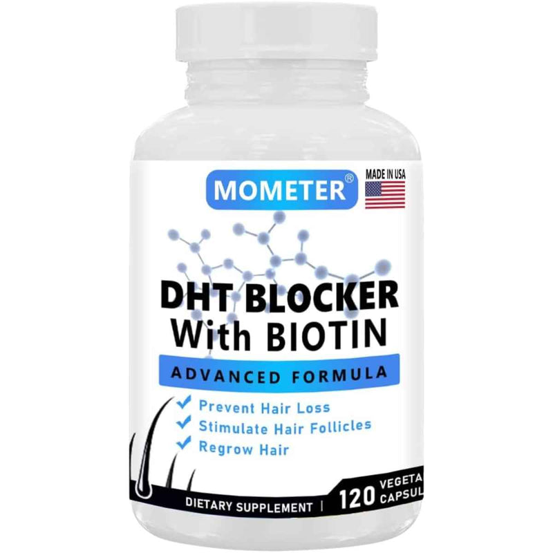 Rtlvi DHT Blocker Vitaminas para el Crecimiento del Cabello - 120 Cápsulas Vegetales - Puro Estado Físico