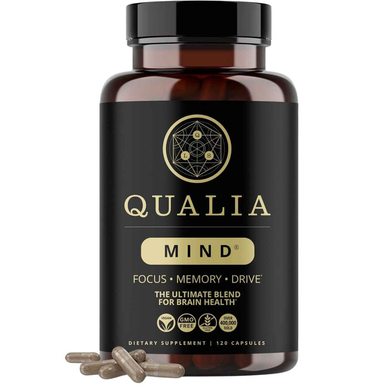 Neurohacker Collective Qualia Mind Fórmula para la Salud Cerebral - 120 Cápsulas - Puro Estado Físico