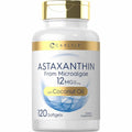 Carlyle Astaxantina 12 mg - 120 Cápsulas Blandas - 40 Porciones - Puro Estado Físico. 