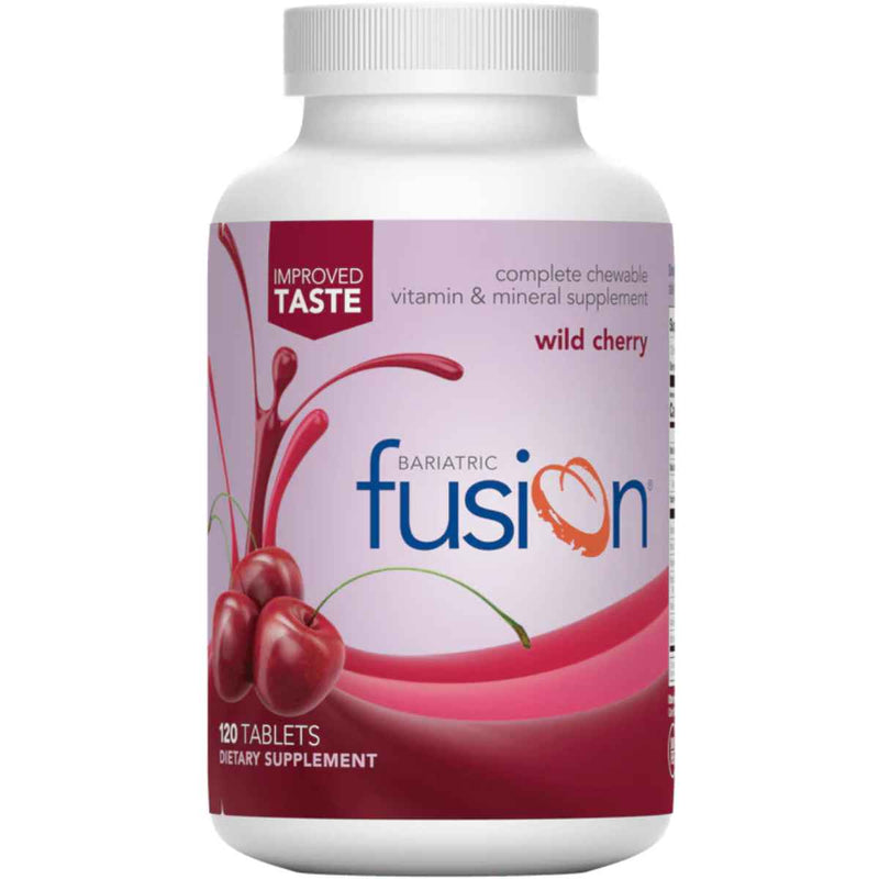 Bariatric Fusion Multivitamina - Sabor Cereza Silvestre - 120 Tabletas Masticable - Puro Estado Físico