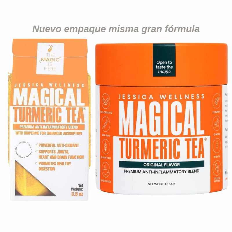 Té de Cúrcuma con Pimienta Negra y Jengibre - 99 g - Puro Estado Fisico