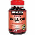 Aceite de Krill 500 Mg - 160 Cápsulas Blandas: Promueve tu bienestar cardiovascular, cerebral y articular con este suplemento rico en ácidos grasos omega-3.