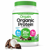 Orgain Proteína Orgánica 21 g - Sabor Coco y Chocolate - 920 g - Puro Estado Físico