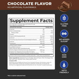 Power Life Proteína de suero de leche - Sabor Chocolate - 380 g - Tabla Nutricional - Puro Estado Físico