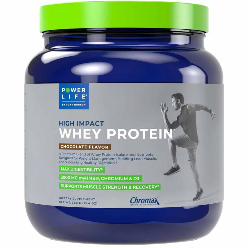 Power Life Proteína de suero de leche - Sabor Chocolate - 380 g - Puro Estado Físico