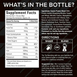 Six Star Proteína de Caseína 24 g - Sabor Triple Chocolate - 907 g - Tabla Nutricional - Puro Estado Físico