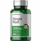 Horbaach Ginger Root 1500 mg - 200 Cápsulas - Puro Estado Fisico