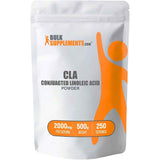 BulkSupplements.com Cla Ácido Linoleico Conjugado 2000 mg - 1000 lb - Tabla Nutricional - Puro Estado Físico